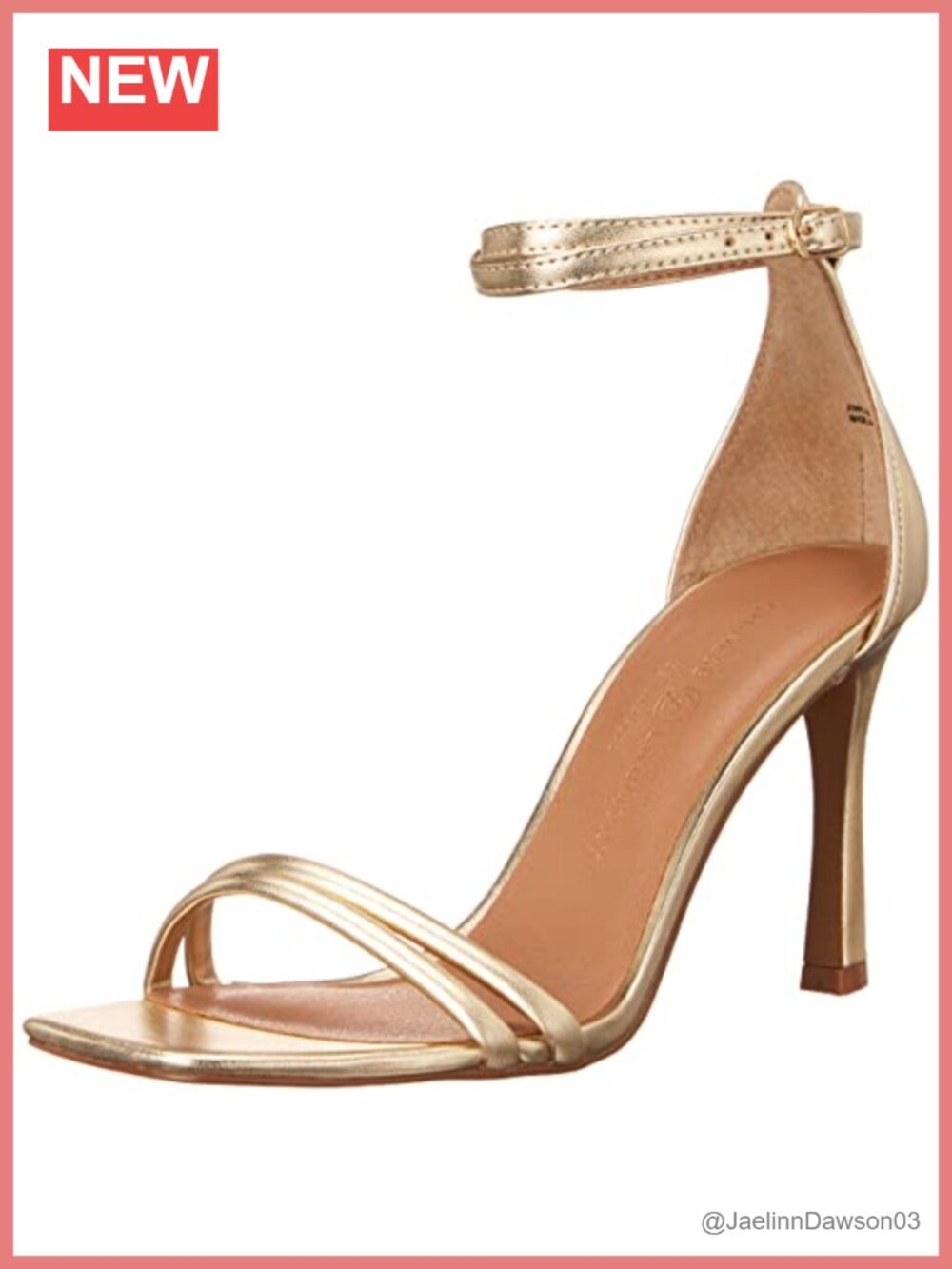 Faux Leather Double Wrap Ankle Strap Open Toe Pump